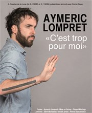 Aymeric Lompret dans C'est trop pour moi Casino Le Lyon Vert Affiche