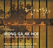 Concert du groupe Jeong Ga Ak Hoe Centre culturel Coren Affiche