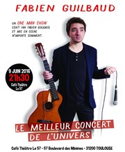 Fabien Guilbaud dans Le meilleur concert de l'univers Caf Thtre Le 57 Affiche