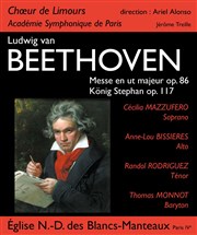 Beethoven méconnu Eglise Notre-Dame des Blancs-Manteaux Affiche