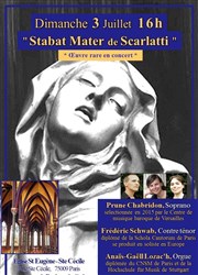Stabat Mater de Scarlatti Eglise Saint-Eugne Sainte-Ccile Affiche