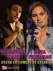 Jena Friedman et Sebastian Marx | Stand up Comedy in english SoGymnase au Thatre du Gymnase Marie Bell Affiche