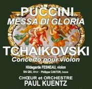 Puccine Messa di Gloria | Tchaikovski concerto pour violon Eglise de la Madeleine Affiche