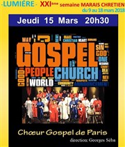 Choeur Gospel de Paris Eglise Notre Dame des Blancs Manteaux Affiche