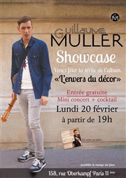 Showcase Guillaume Muller + Cocktail Caf de Paris Affiche