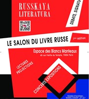 Salon Russkaya Literatura | 1ère édition du salon du livre russe Espace des Blancs Manteaux Affiche