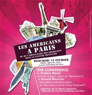 Les Américains à Paris Salle des Actes de l'Institut Catholique de Paris Affiche