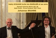 Johannes Brahms par Irakly Avaliani et Léo Marillier Salle Cortot Affiche