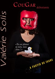 Valérie Solis dans Cougar débutante Caf Thtre Le Citron Bleu Affiche