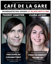 Thierry Samitier et Clara Lefort : choc de génération Caf de la Gare Affiche