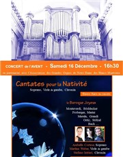 Cantates Baroques pour la Nativité Eglise Notre-Dame des Blancs-Manteaux Affiche