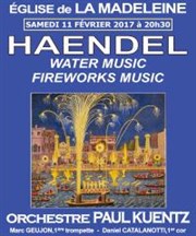 Haendel Water Music et Music for the Royal Fireworks Eglise de la Madeleine Affiche