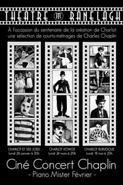 Ciné-Concert Chaplin Thtre le Ranelagh Affiche