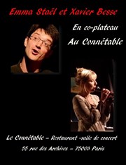 Xavier Besse et Emma Staël en co-plateau Le Conntable Affiche