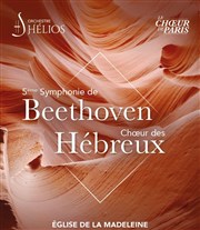 5ème Symphonie de Beethoven, Choeur des Hébreux de Verdi Eglise de la Madeleine Affiche