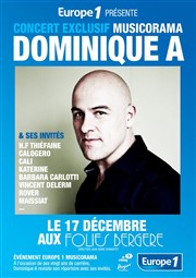 Dominique A + Invités Folies Bergre Affiche
