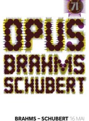 Brahms - Schubert Thtre 71 Scne Nationale Affiche