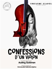 Confessions d'un violon Thtre Clavel Affiche