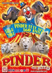 Cirque Pinder dans Pinder fête ses 160 ans ! | - Montpellier Chapiteau Pinder  Montpellier Affiche