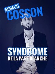 Arnaud Cosson dans Le Syndrome de la page blanche Le Point Virgule Affiche