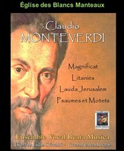 Claudio Monteverdi Eglise Notre-Dame des Blancs-Manteaux Affiche