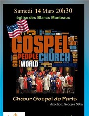 Choeur gospel de paris direction Georges Séba Eglise Notre-Dame des Blancs-Manteaux Affiche