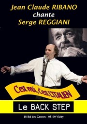 Jean-Claude Ribano en hommage à Reggiani Le Back Step Affiche