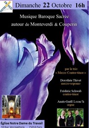 Monteverdi & Couperin : Récital de Musique Baroque Sacrée Eglise Notre-Dame du Travail Affiche