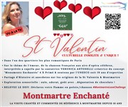 Visite guidée : Saint-Valentin culturelle, Montmartre love challenge | par Veronica Antonelli Mtro Abbesses Affiche
