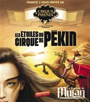 Enregistrement d'émission : Les étoiles du cirque de pékin dans la Légende de Mulan Chapiteau Cirque Phnix  Paris Affiche