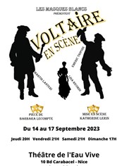 Voltaire en scène Thtre de l'Eau Vive Affiche