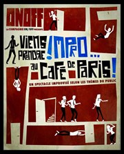 Viens prendre impro Caf de Paris Affiche