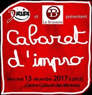 Cabaret d'impro Centre Culturel des Minimes Affiche