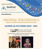Concert Francophonie intergénérationnelle au profit de l'Association Handimat Lyon Salle des ftes de Vernaison Affiche