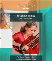 Melodious Strings, sitar tabla Centre Mandapa Affiche