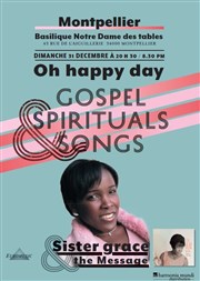 Gospel & Spirituals Songs : Sister Grace & the Message Basilique Notre Dame des Tables Affiche