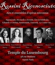 Rossini Riconosciuto Temple du Pentmont Luxembourg Affiche