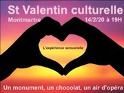 Visite guidée : Saint Valentin culturelle et sensorielle à Montmartre | Veronica Antonelli Place des Abbesses Affiche