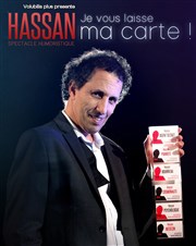 Hassan dans Je vous laisse ma carte Thtre le Rhne Affiche