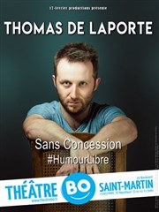 Thomas de Laporte dans Sans Concession Thtre BO Saint Martin Affiche