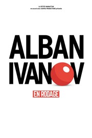 Alban Ivanov en Rodage Le Rideau Rouge Affiche