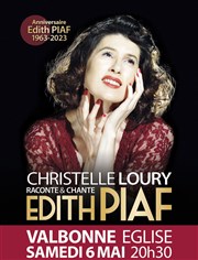 Christelle Loury : Edith Piaf Eglise Saint-Blaise Affiche