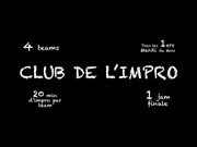 Club de l'Impro Le Sonar't Affiche