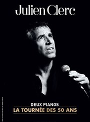 Julien Clerc dans La tournée des 50 ans - Deux pianos Centre culturel Jacques Prvert Affiche