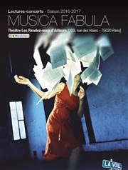 Musica Fabula | Eloge du verbe et de la musique Les Rendez-vous d'ailleurs Affiche