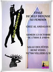 Stage de self défense au féminin chez Andalous Salle des Fte Ren Vedel Affiche