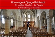 Hommage à Django Reinhardt Eglise Saint Julien le Pauvre Affiche