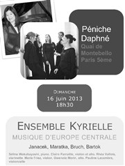 Musique d'Europe Centrale par l'ensemble Kyrielle Bateau Daphn Affiche