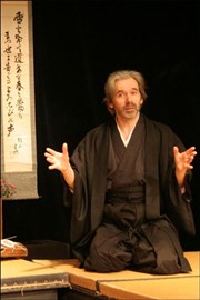 Le maître de thé et le samouraï par Pascal Fauliot et Etsuko Chida Centre Mandapa Affiche