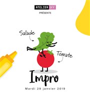 Salade, tomate, impro Caf de Paris Affiche